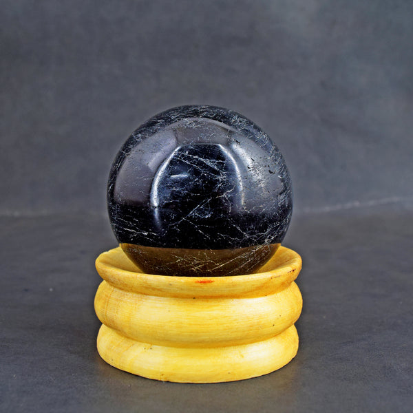 Artisian 1095.00 Carats  Genuine  Blue  Iolite  Hand Carved Crystal  Healing  Gemstone  Sphere