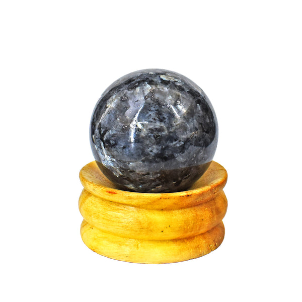 Amazing 829.00 Cts Genuine Larvikite Hand Carved Healing Sphere