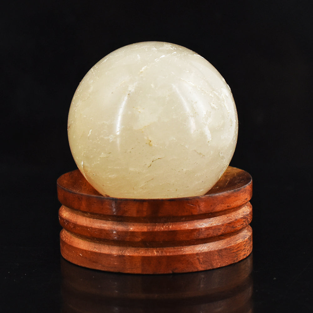 Artisian 750.00 Cartas Genuine  Aventurine Hand Carved Crystal  Healing Gemstone Sphere