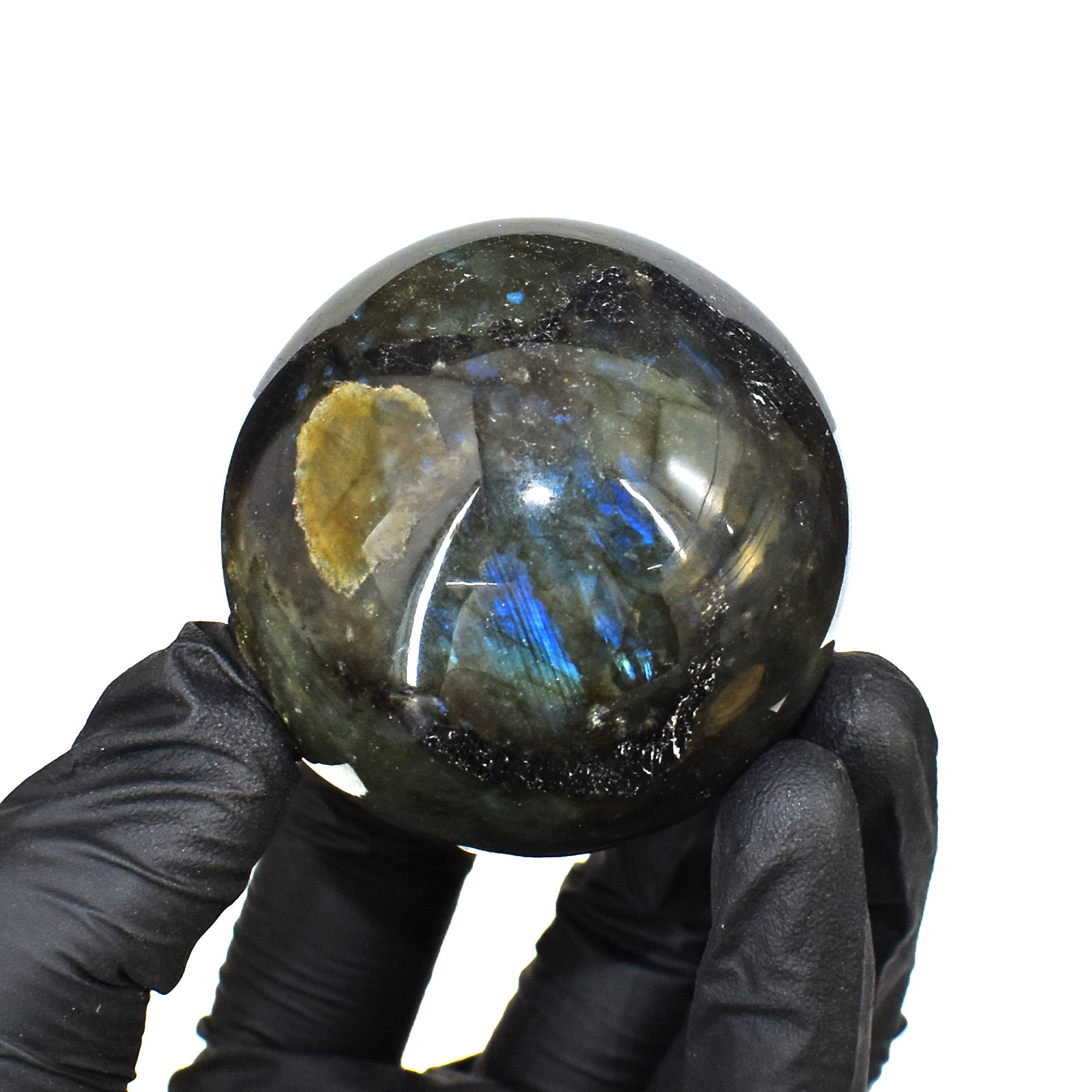 Perfect 818.00 Cts Labradorite Crystal Specimen Healing Premium Sphere
