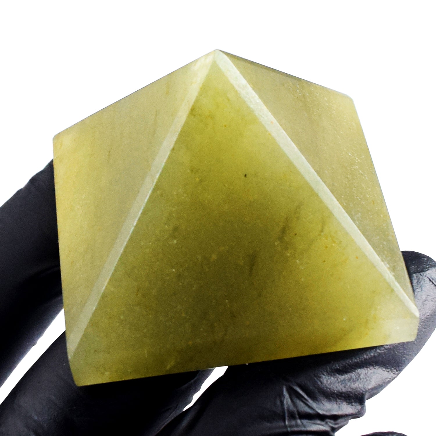 Beautiful 470.00 Cts Genuine Aventurine Crystal Specimen Healing Divine Pyramid