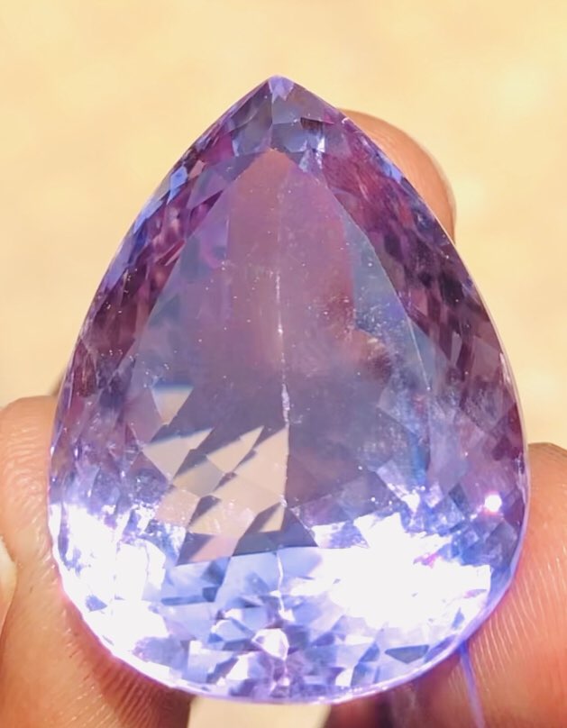 Amazing 48.00 Cts Genuine Amethyst Faceted Loose Gemstone