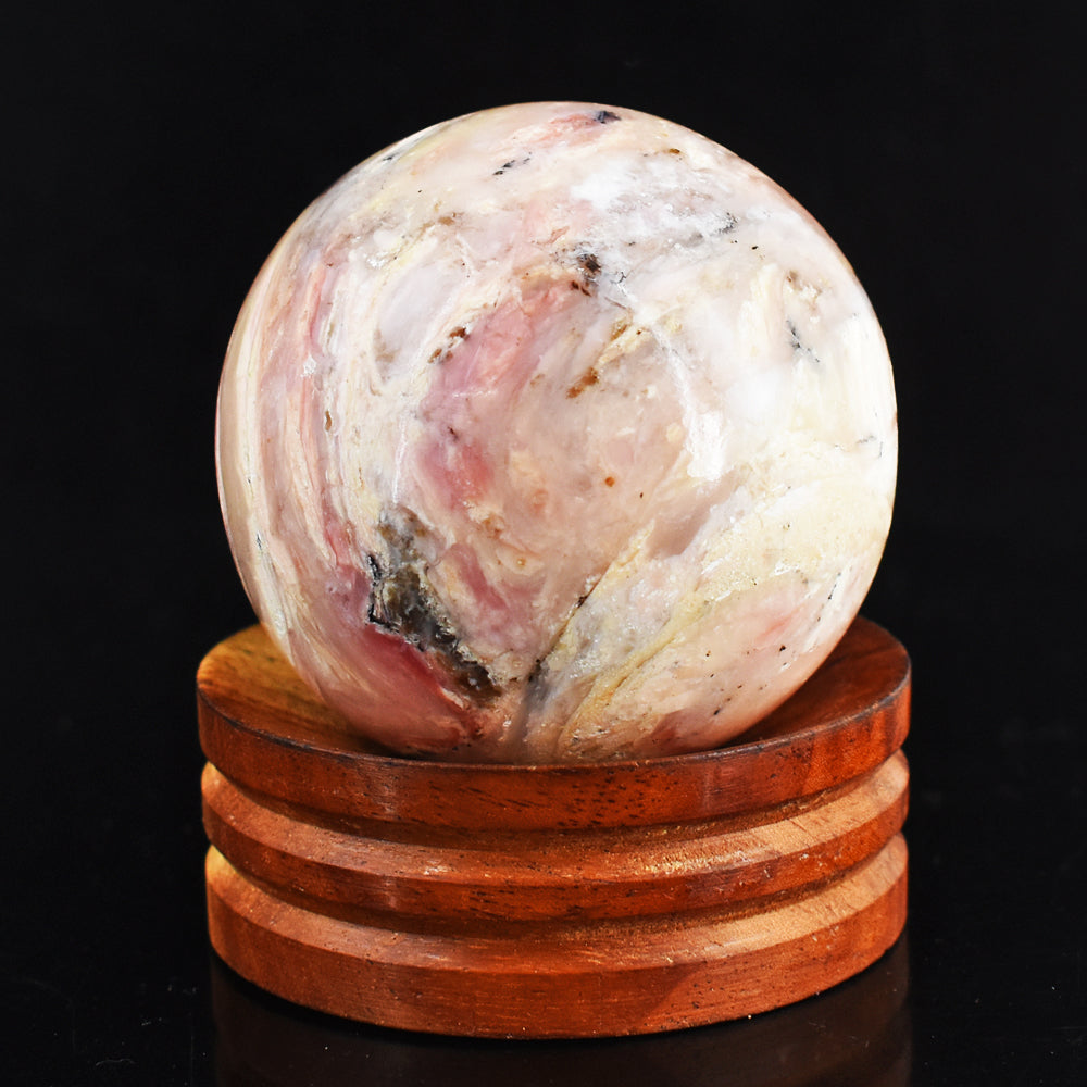 Awesome 780.00 Cts Genuine Pink Opal Crystal Specimen Healing Gemstone Sphere