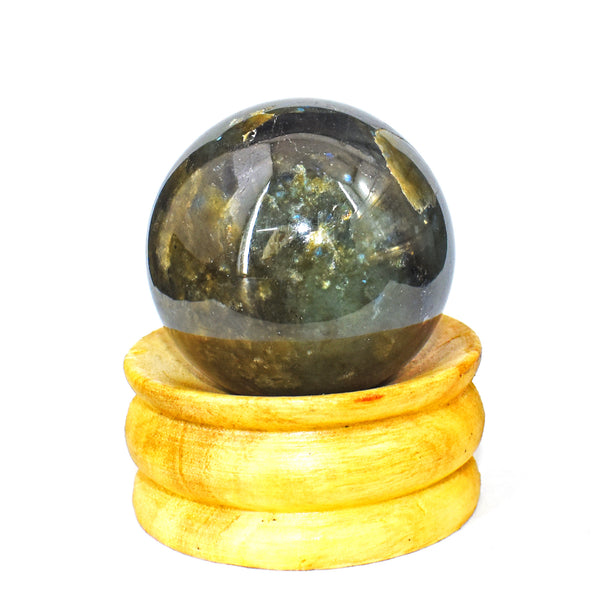 Perfect 818.00 Cts Labradorite Crystal Specimen Healing Premium Sphere