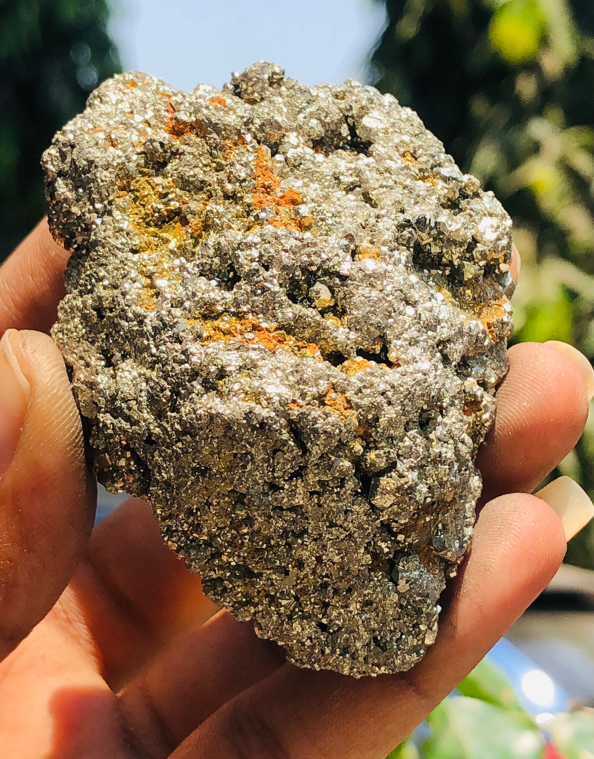 Craftsmen 863.00 Cts Genuine Peru Pyrite Healing Gemstone Crystal Specimen Cluster
