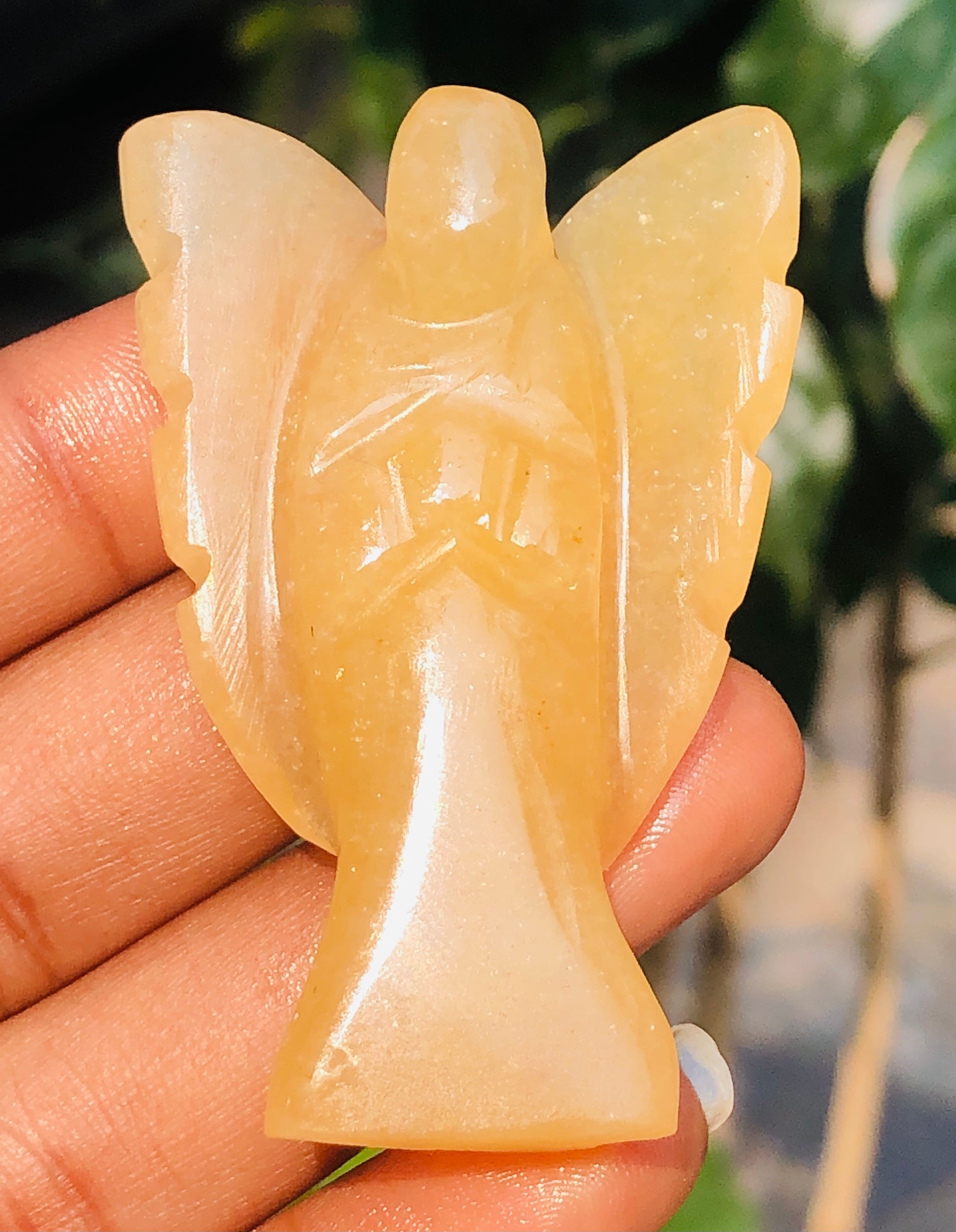 Attractive 140.00 Cts Genuine Yellow Aventurine Healing Premium Divine Crystal Angel