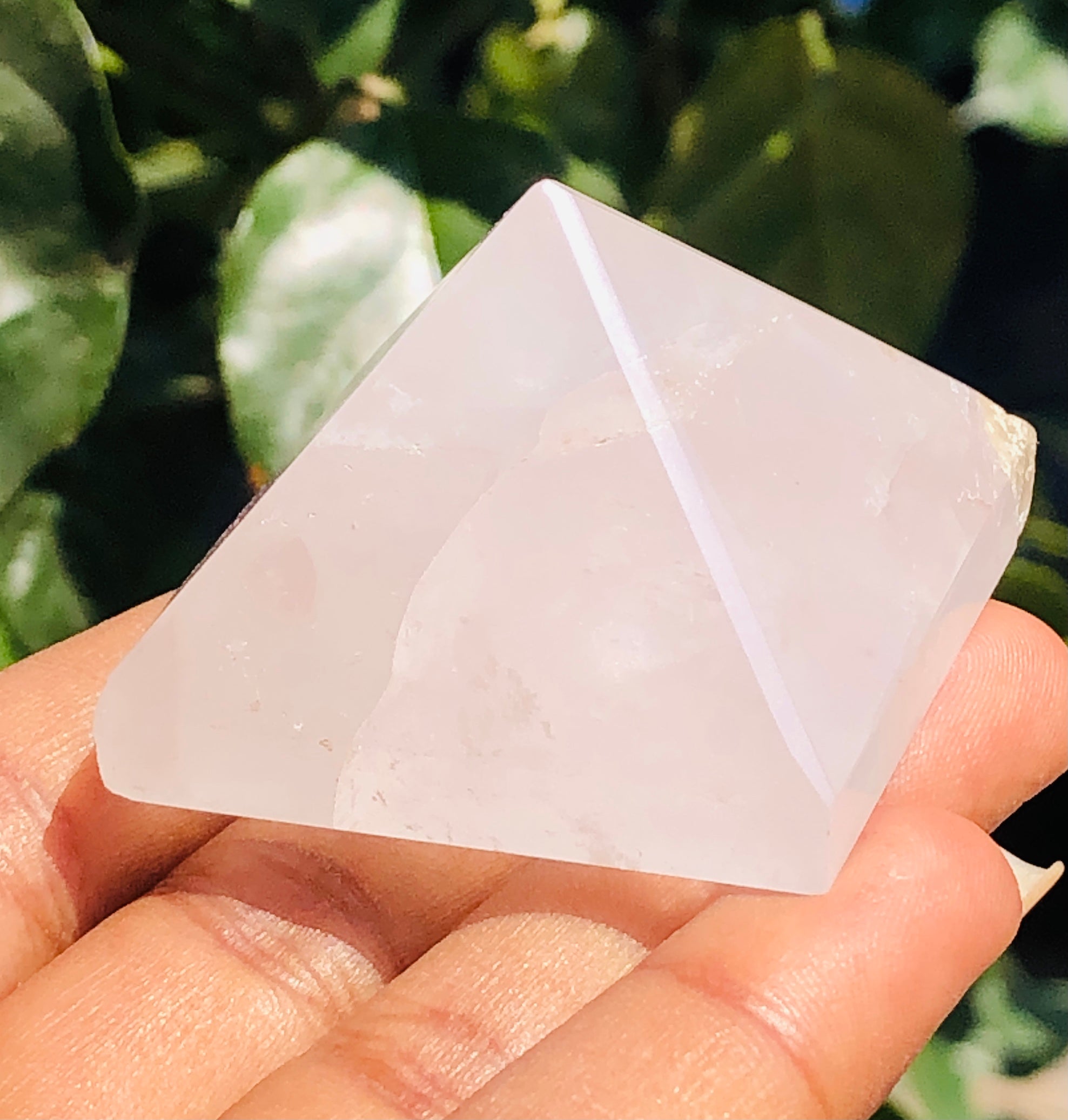 Exquisite 265.00 Cts Exclusive Rose Quartz Healing Crystal Specimen Divine Premium Pyramid