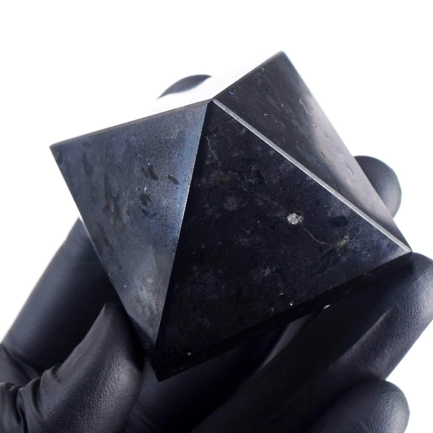 Exclusive 616.00 Cts Genuine Black Spinel Crystal Specimen Healing Divine Premium Pyramid