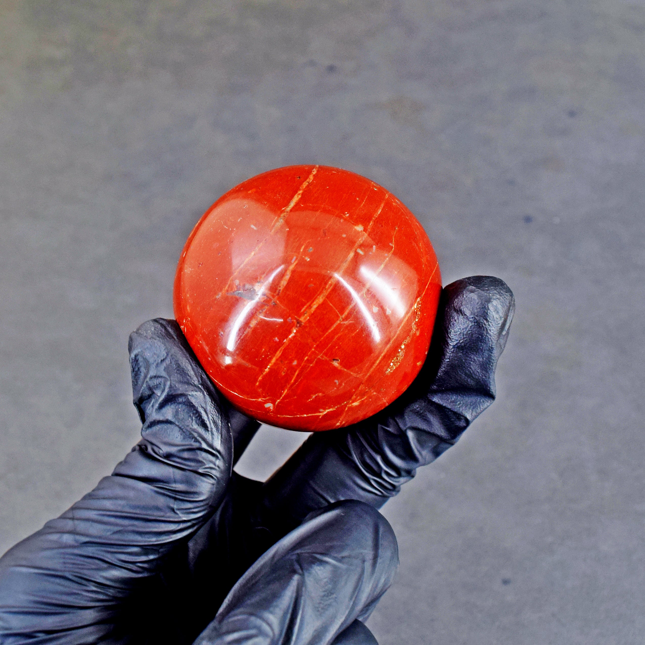 Exclusive 667.00 Cts  Genuine  Red  Jasper Hand  Carved  Crystal  Healing  Gemstone Sphere
