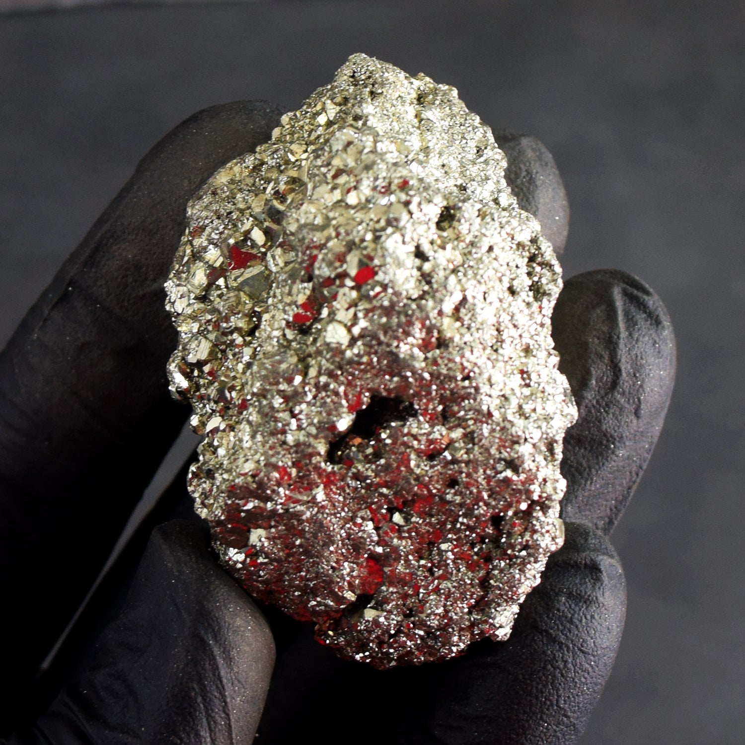 Amazing 492.00 Cts Genuine Peru Pyrite Crystal Specimen Healing Cluster Gemstone