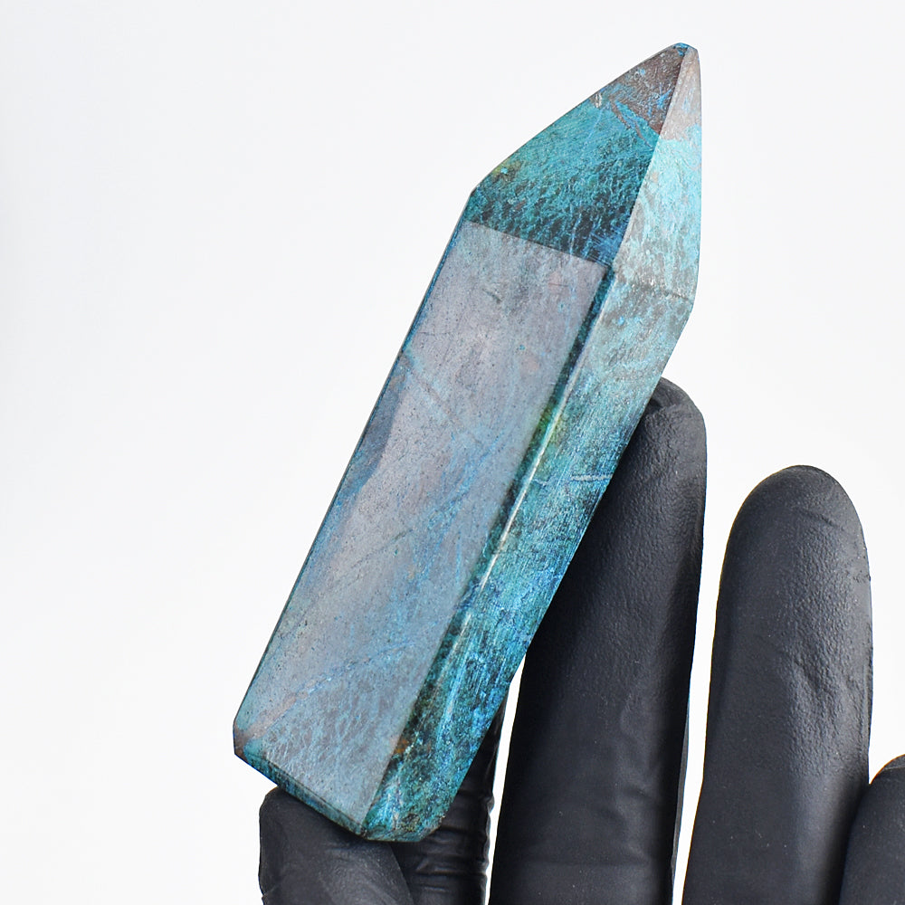 Gorgeous 263.00 Cts Genuine Shattuckite Crystal Specimen Gemstone Point