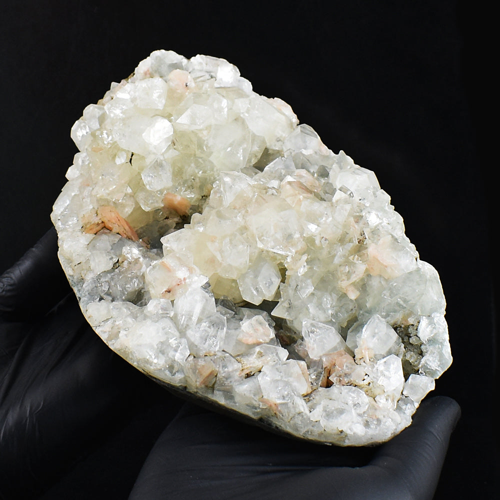 Genuine 5603.00 Cts Apophyllite With Stilbite Crystal Specimen Gemstone