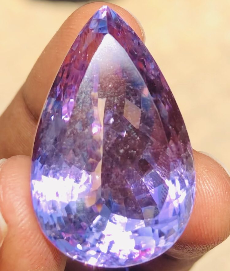 Artisian 61.00 Cts Genuine Amethyst Faceted Loose Gemstone