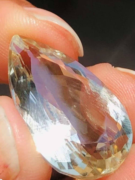 Amazing 16.00 Cts Genuine Prasiolite Faceted Loose Gemstone