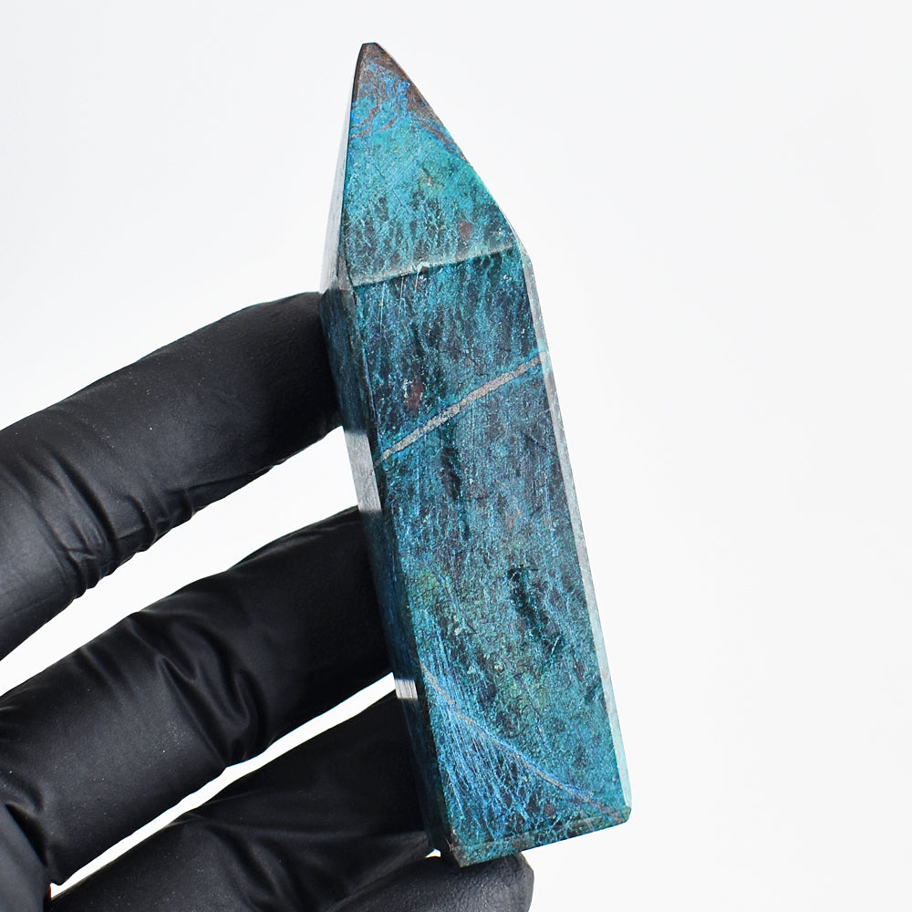 Gorgeous 263.00 Cts Genuine Shattuckite Crystal Specimen Gemstone Point
