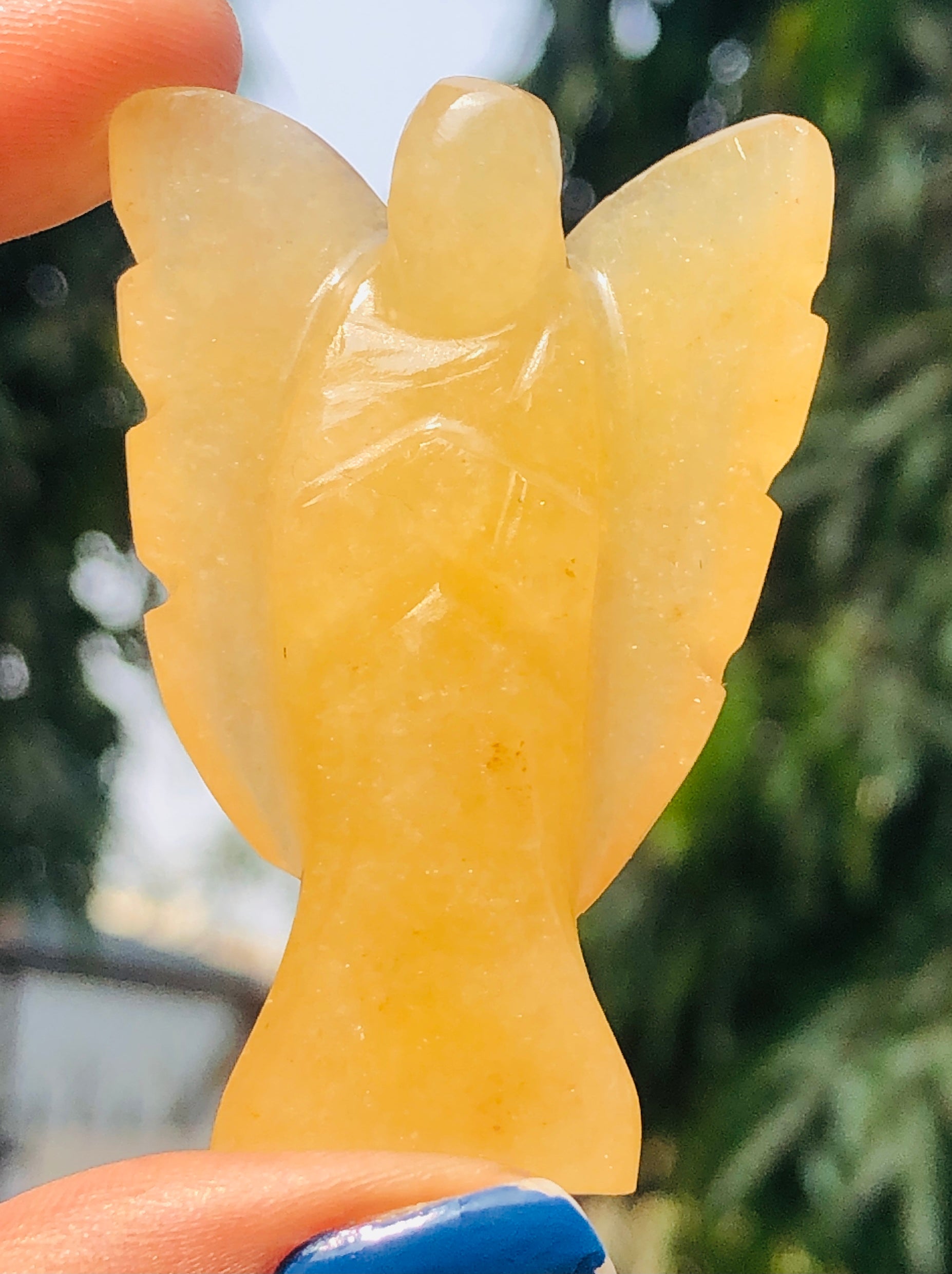 Attractive 140.00 Cts Genuine Yellow Aventurine Healing Premium Divine Crystal Angel