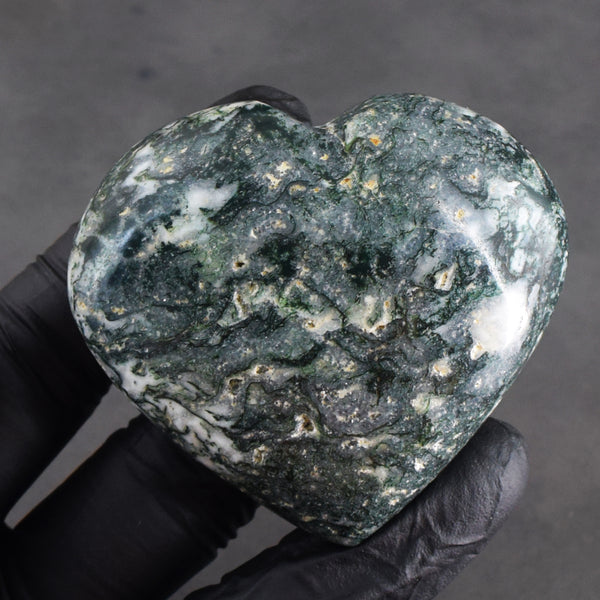 Gorgeous 476.00 Cts Genuine Tree Agate Crystal Specimen Gemstone Healing Big Heart