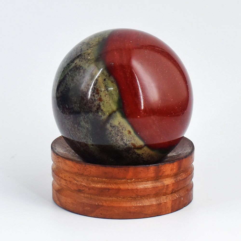 Beautiful 1057.00 Carats Genuine Bloodstone Hand Carved Healing Carved Gemstone  Sphere