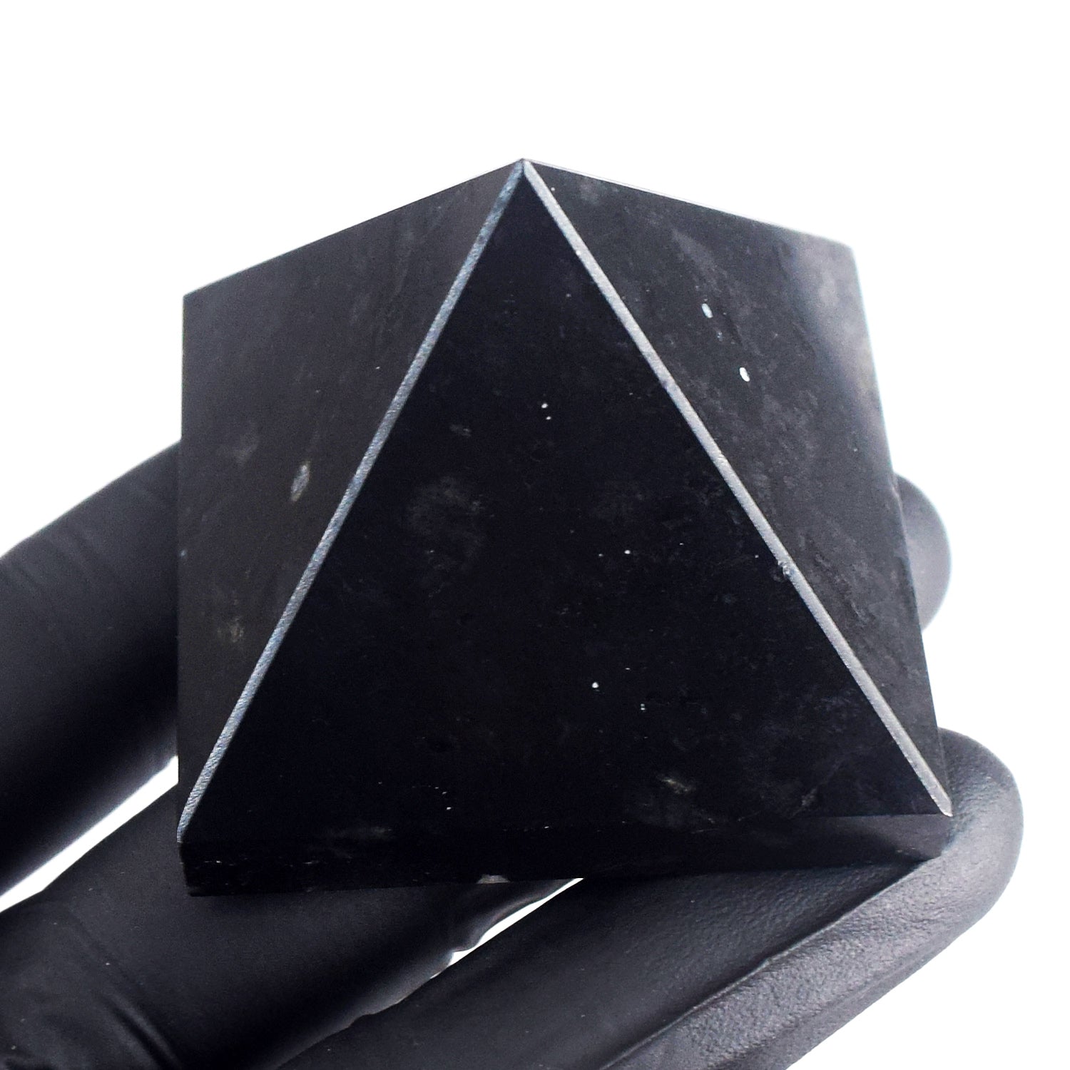 Exclusive 616.00 Cts Genuine Black Spinel Crystal Specimen Healing Divine Premium Pyramid