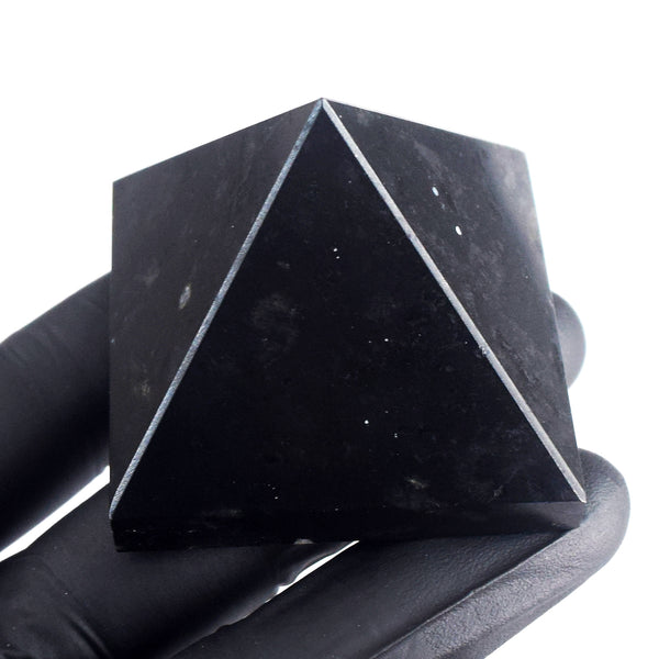 Exclusive 616.00 Cts Genuine Black Spinel Crystal Specimen Healing Divine Premium Pyramid