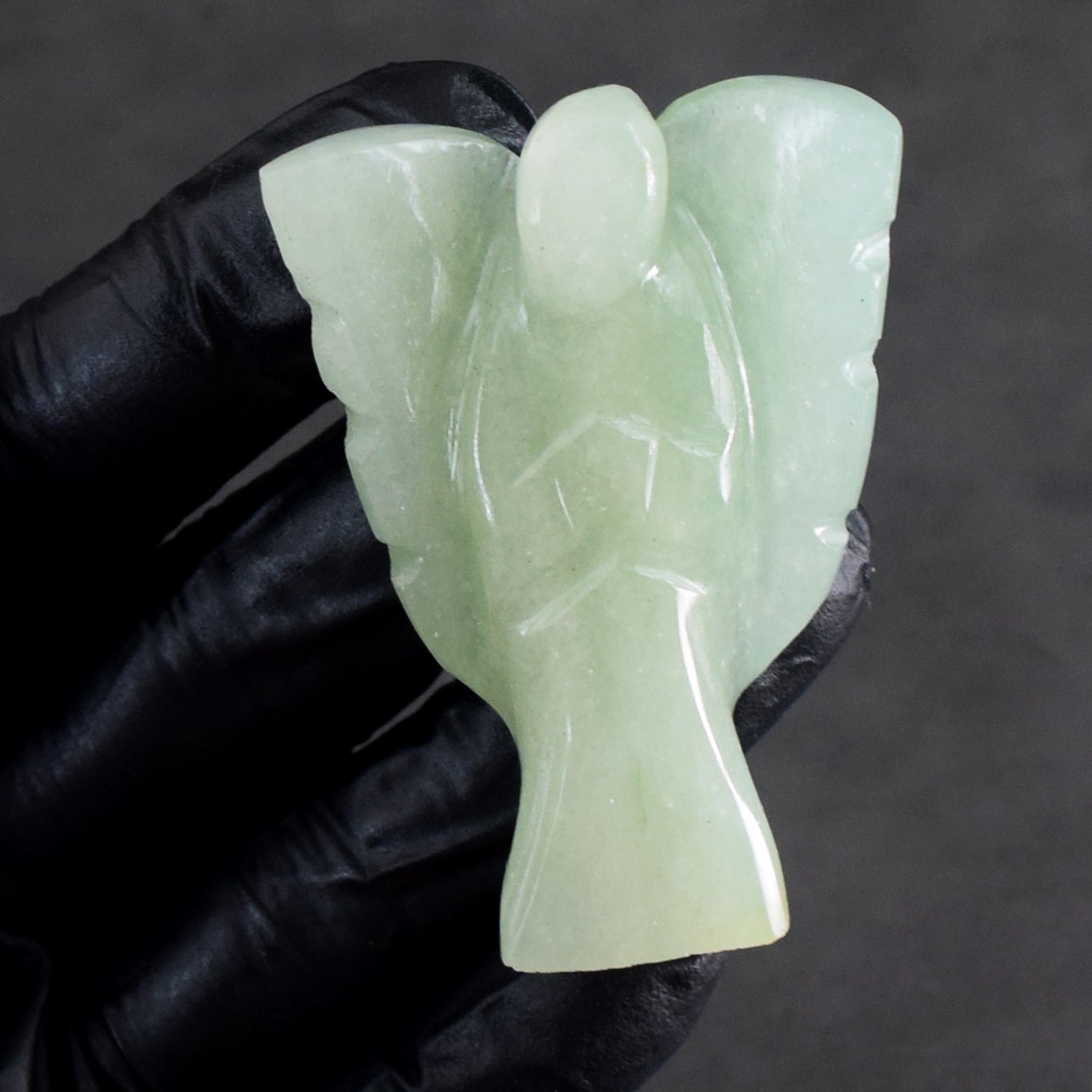 Amazing 163.00 Cts Genuine Green Aventurine Healing Premium Divine Crystal Angel