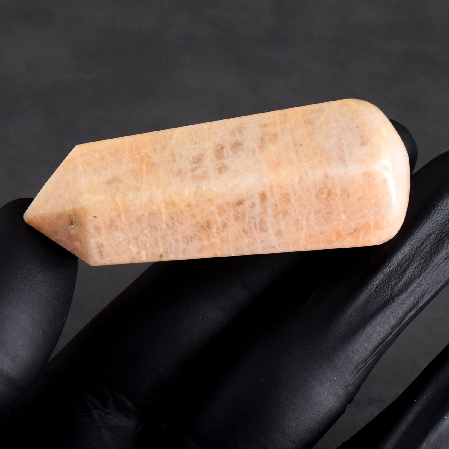 Exquisite 327.00 Carats Genuine Peach Moonstone Crystal Gemstone Healing Point