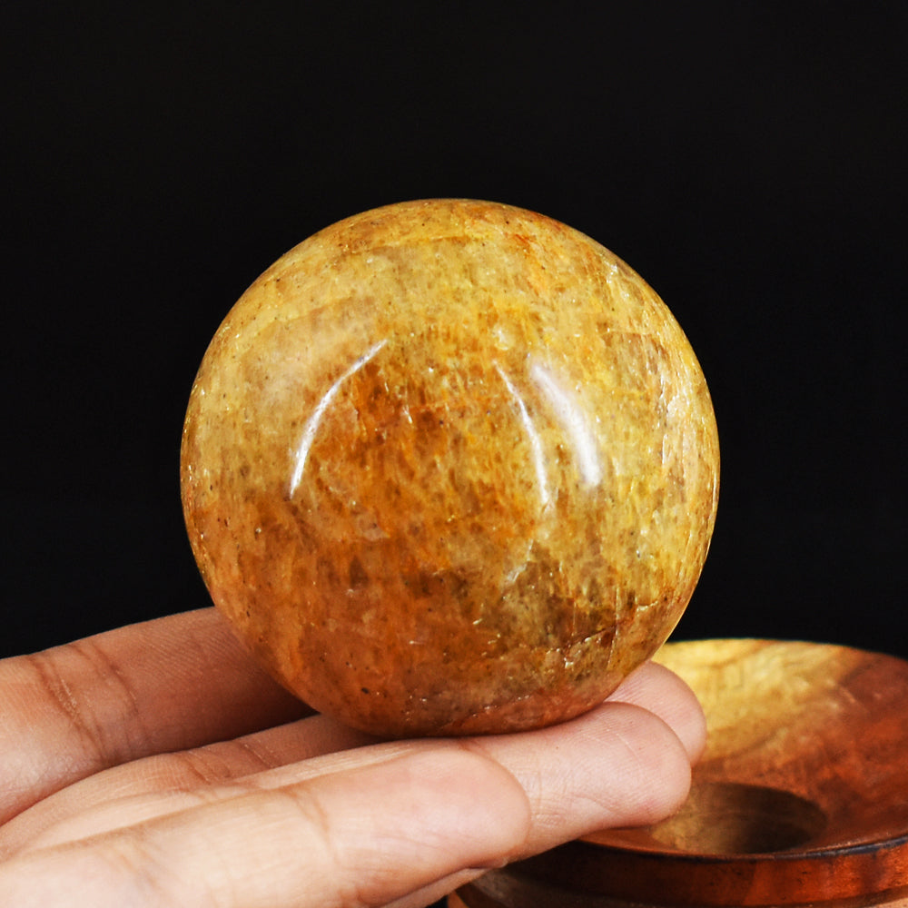 Beautiful  755.00 Carats  Genuine  Aventurine  Hand  Carved Crystal Healing  Gemstone  Sphere