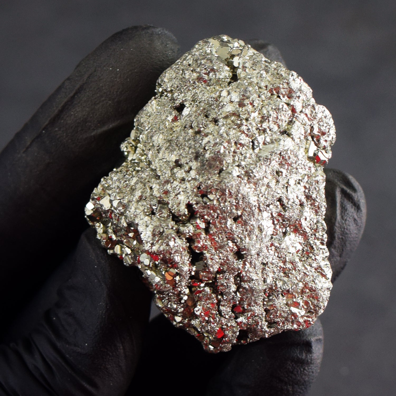 Beautiful 486.00 Cts Genuine Peru Pyrite Crystal Specimen Healing Cluster Gemstone