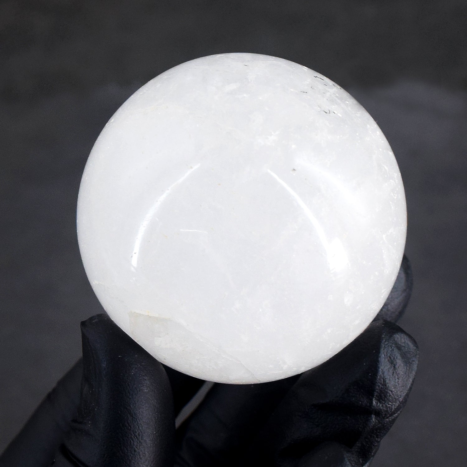 Elegant 702.00  Carats  Genuine  White Quartz  Hand  Carved  Crystal  Healing  Gemstone  Sphere