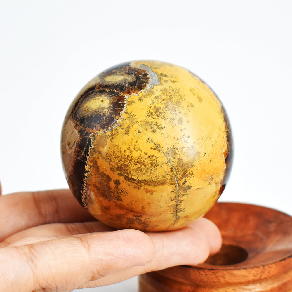 Amazing 940.00 carat Genuine  Septarian Agate  Hand  Carved  Crystal  Healing  Sphere