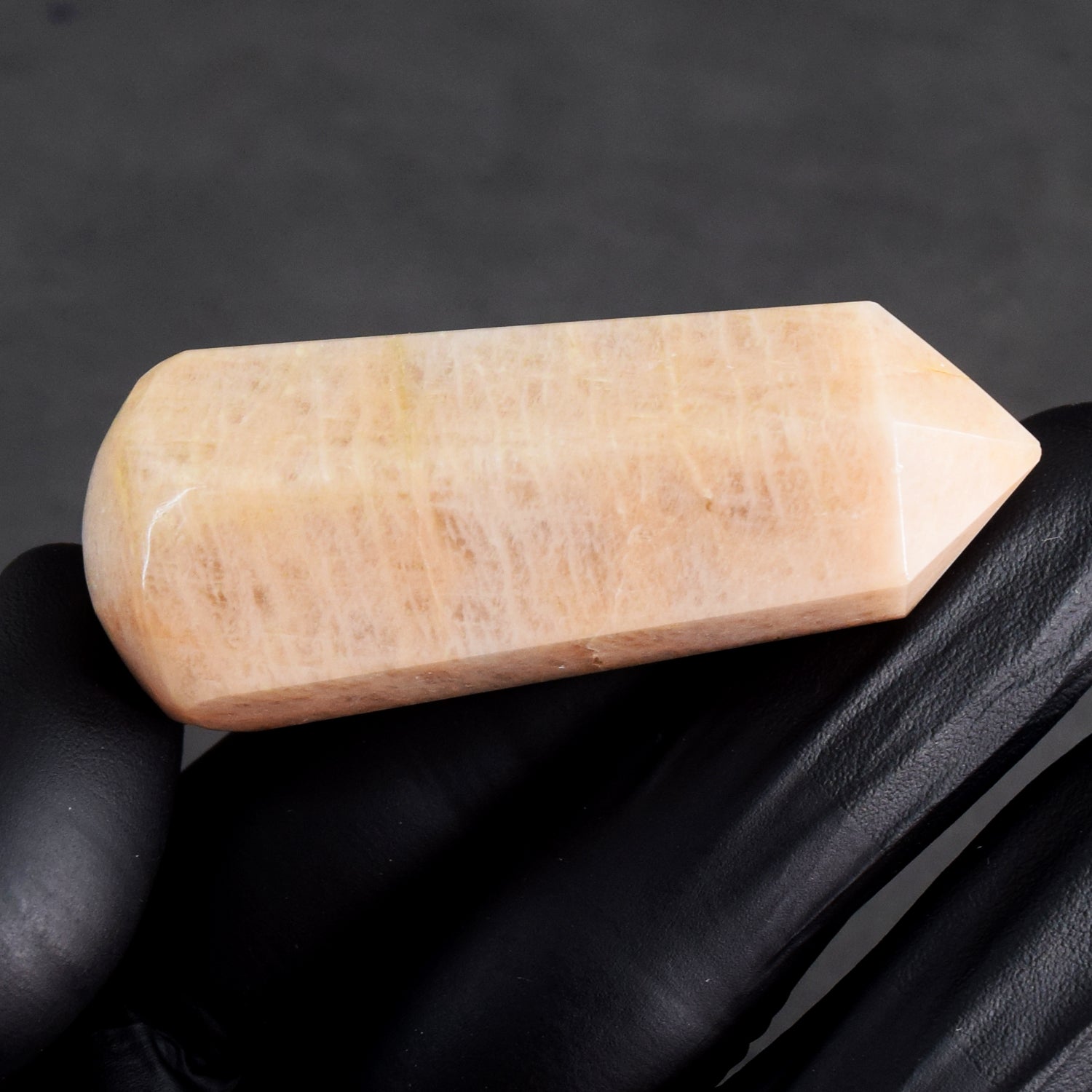 Exquisite 327.00 Carats Genuine Peach Moonstone Crystal Gemstone Healing Point