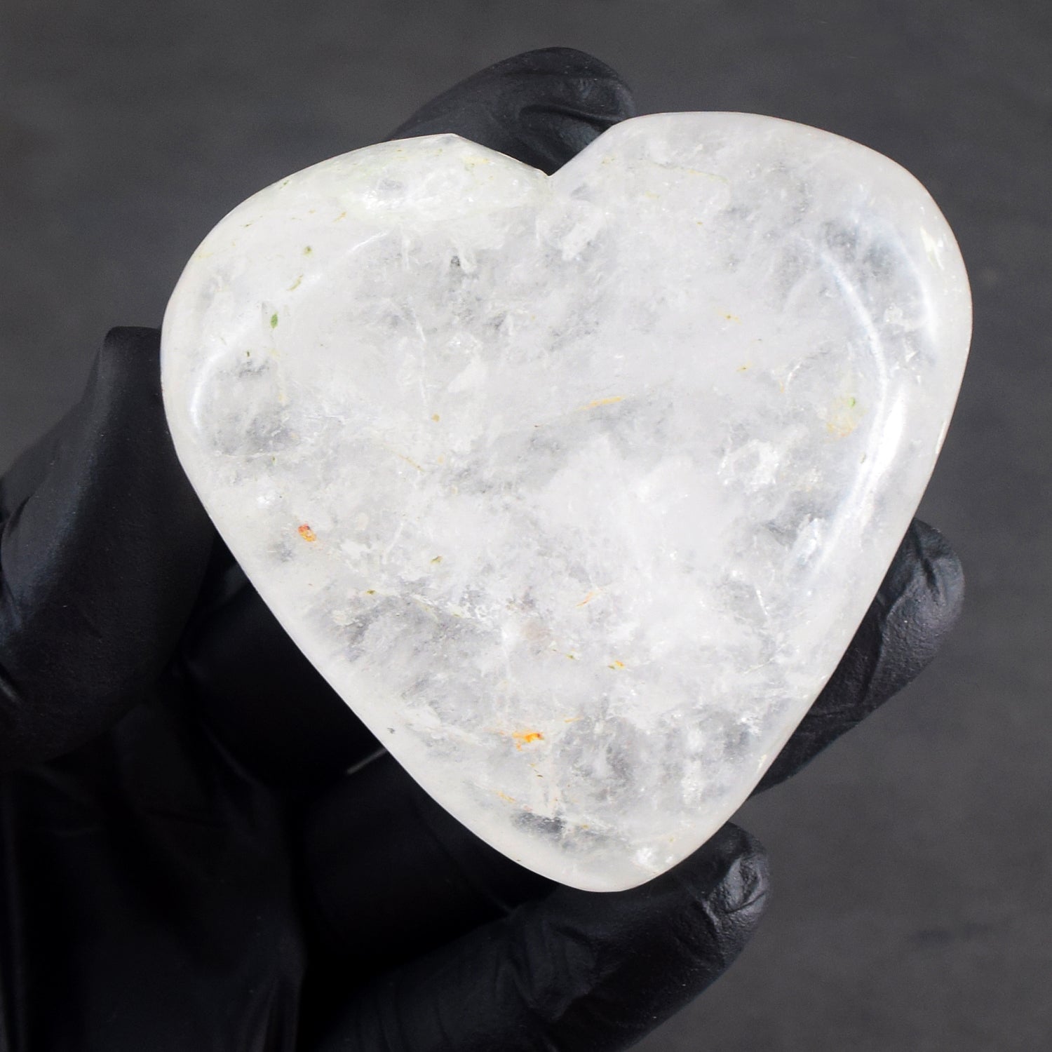 Fabulous 638.00 Cts Genuine White Quartz Crystal Specimen Gemstone Big Heart