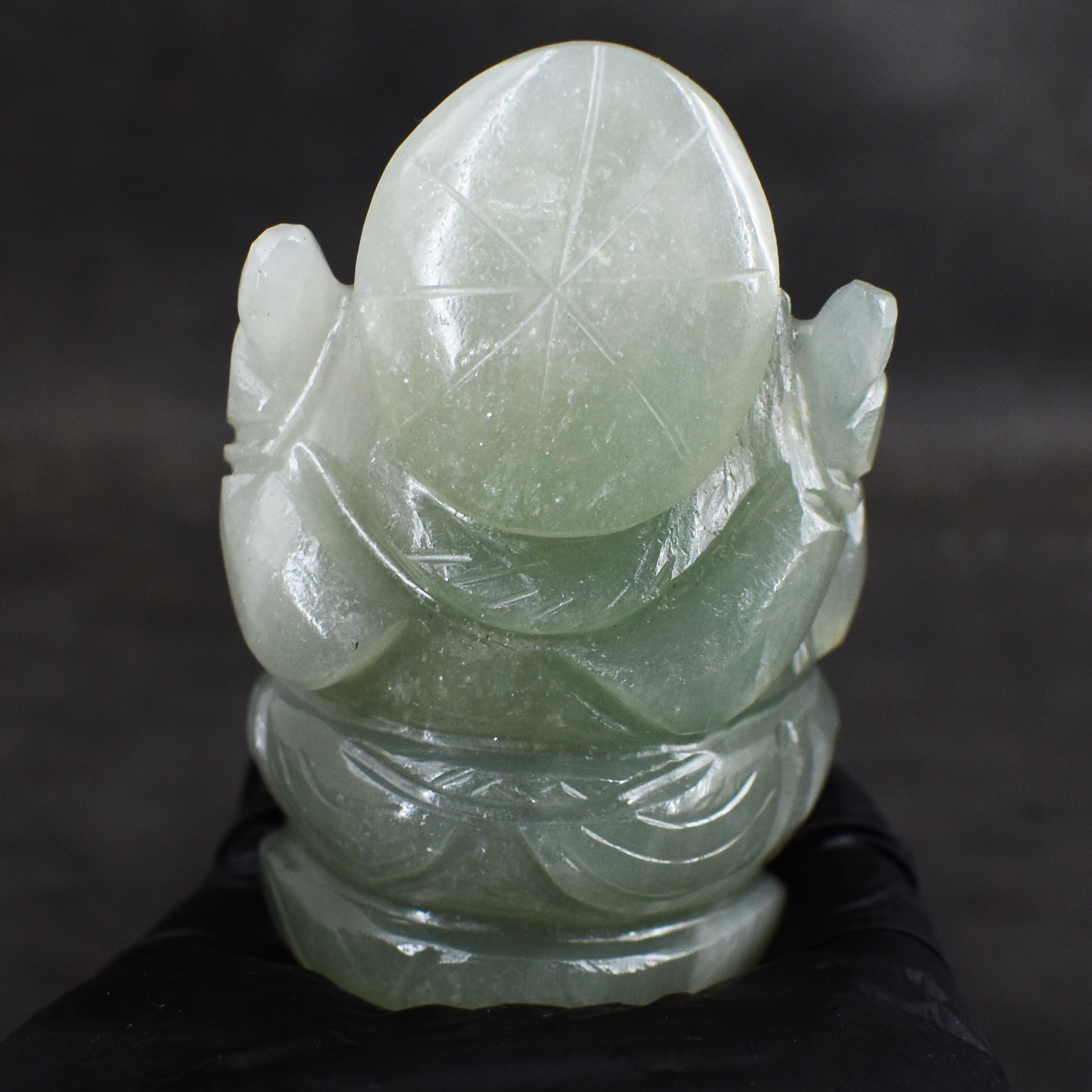 Amazing 702.00 Cts Natural Aventurine Carved Lord Ganesha Gemstone