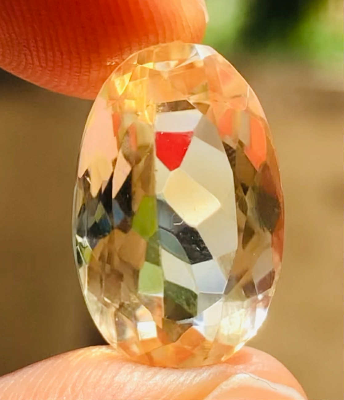 Artisian 10.00 Cts Genuine Citrine Faceted Loose Gemstone