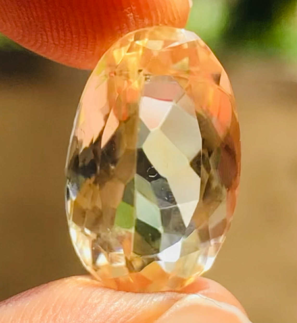 Artisian 10.00 Cts Genuine Citrine Faceted Loose Gemstone