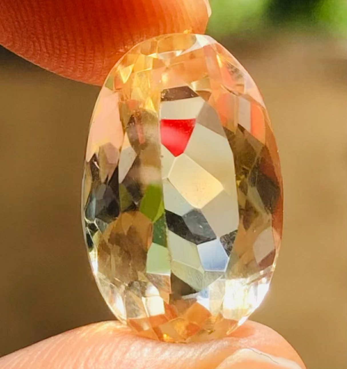 Artisian 10.00 Cts Genuine Citrine Faceted Loose Gemstone