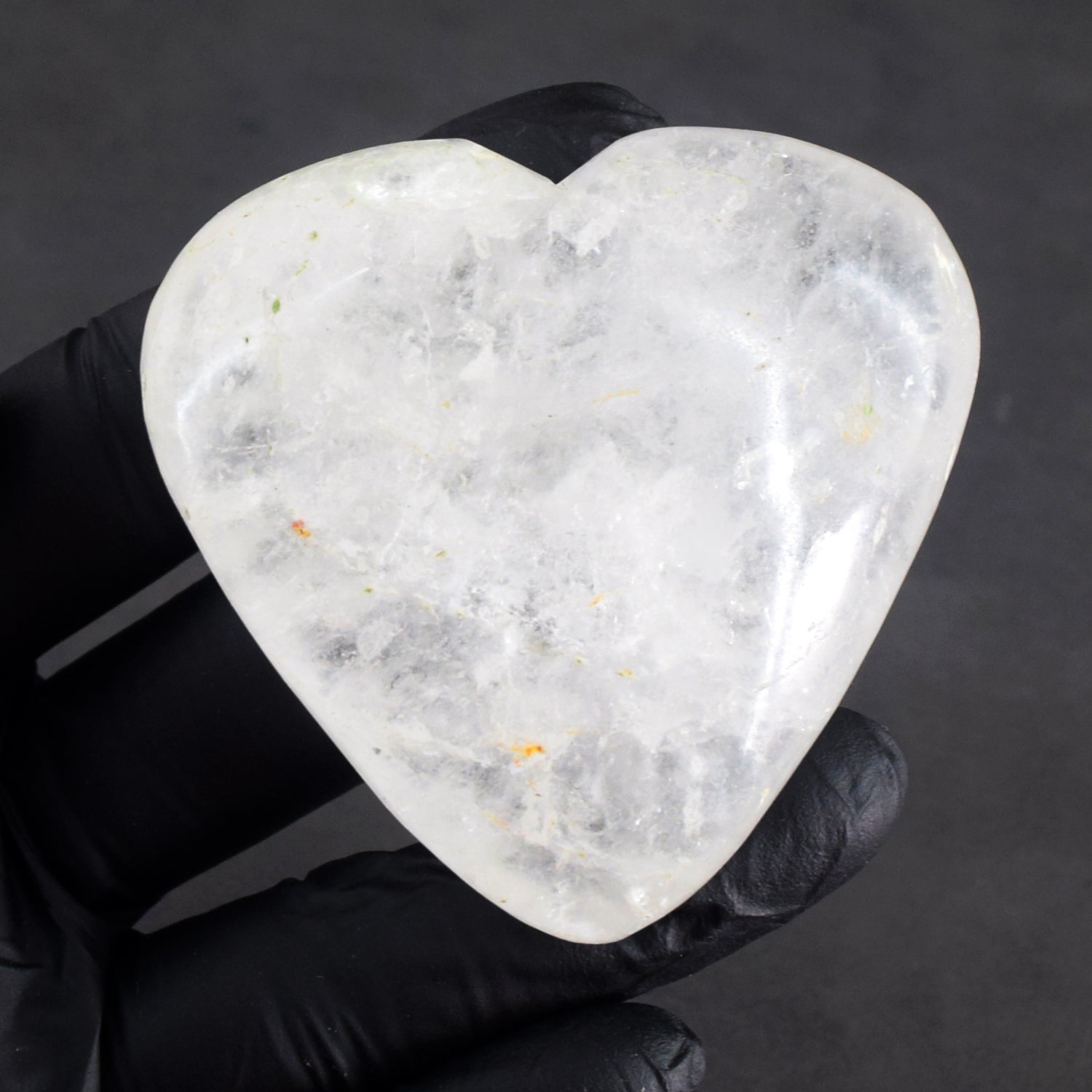 Fabulous 638.00 Cts Genuine White Quartz Crystal Specimen Gemstone Big Heart