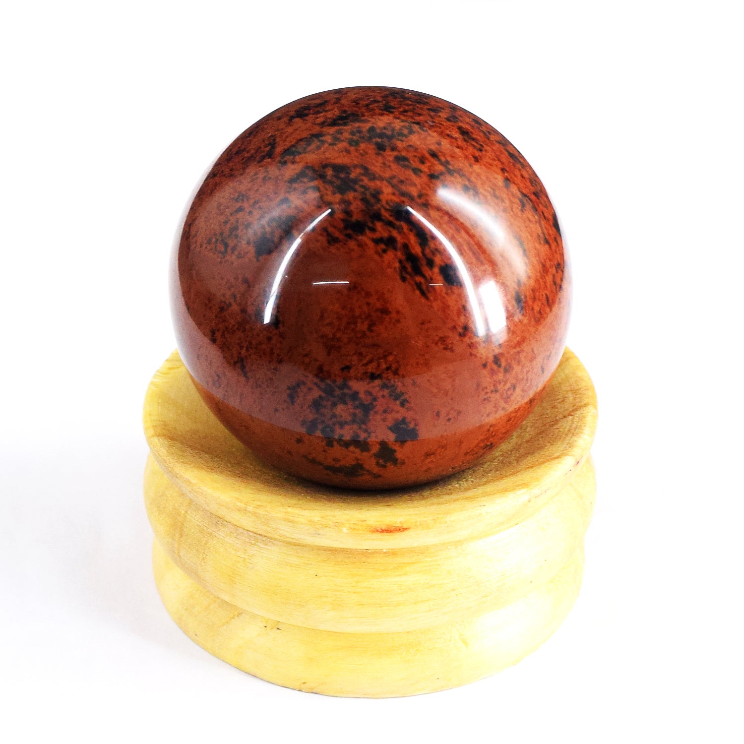 Absolutely 709.00  Carats  Genuine  Mahogany Jasper Hand  Carved  Crystal  Healing  Gemstone  Sphere