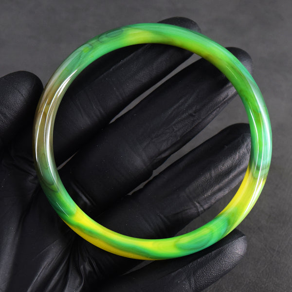 Awesome 80.00 Cts Genuine Onyx Gemstone Crystal Specimen Premium Fancy Bangle