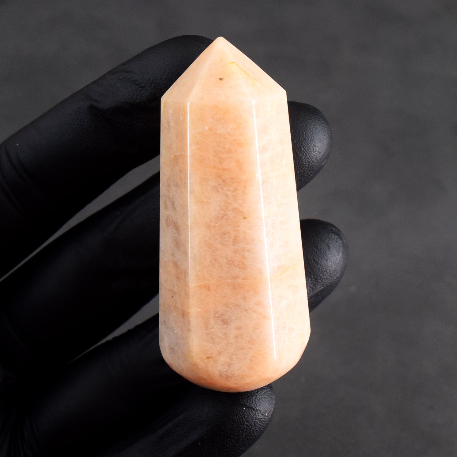 Exquisite 327.00 Carats Genuine Peach Moonstone Crystal Gemstone Healing Point