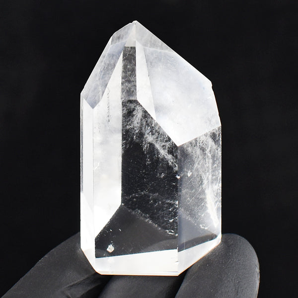 Artisian 254.00 Cts Genuine White Quartz Crystal Specimen Free Form Gemstone Point