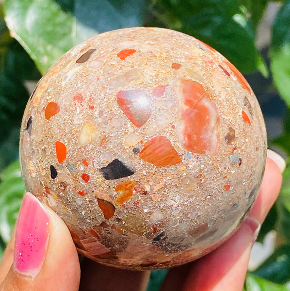 Natural 884.00 Cts Genuine Mookaite Hand Carved Crystal Healing Gemstone Sphere
