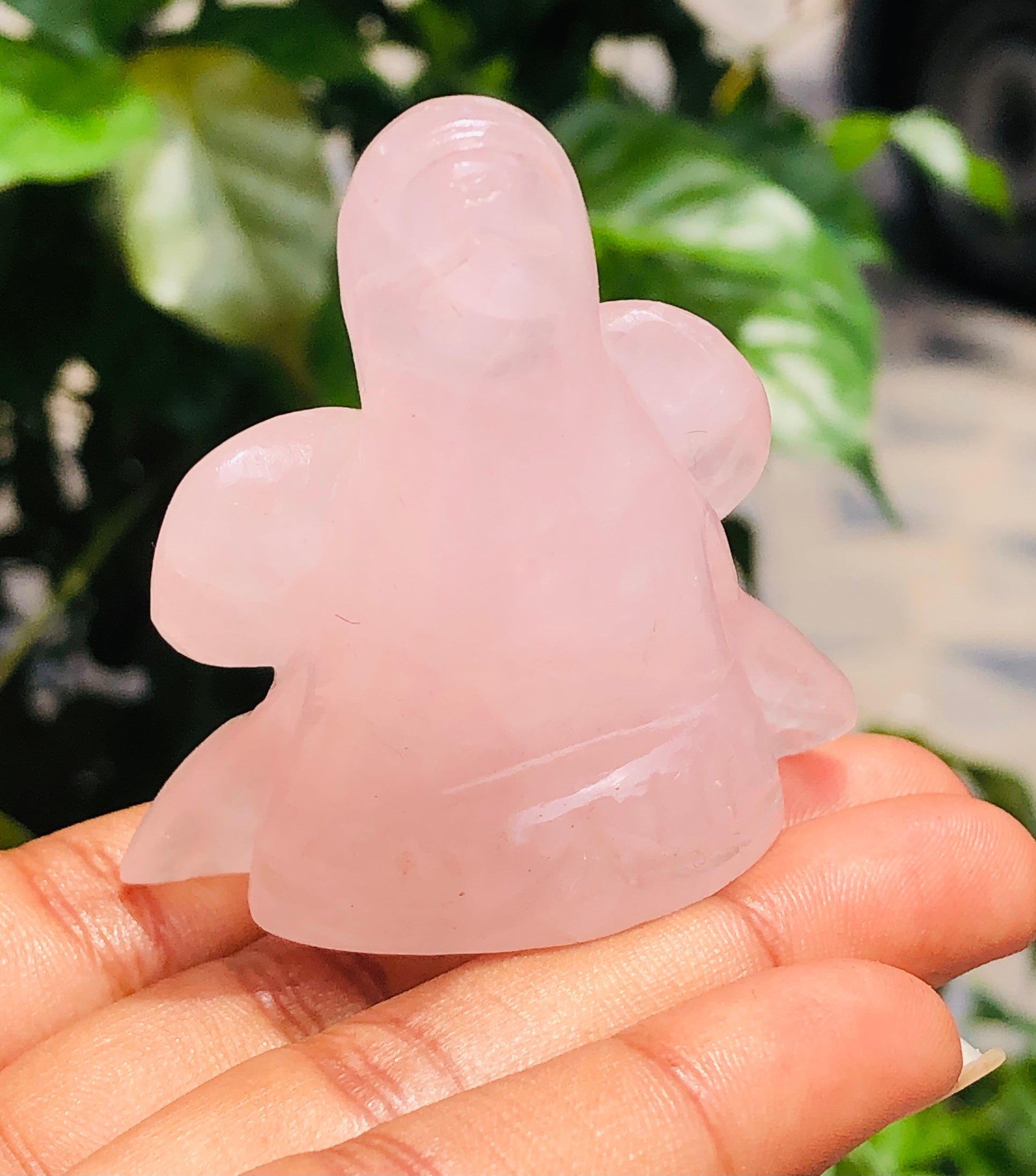 Genuine 283.00 Cts Amazing Rose Quartz Hand Carved Penguin 2026  Collection