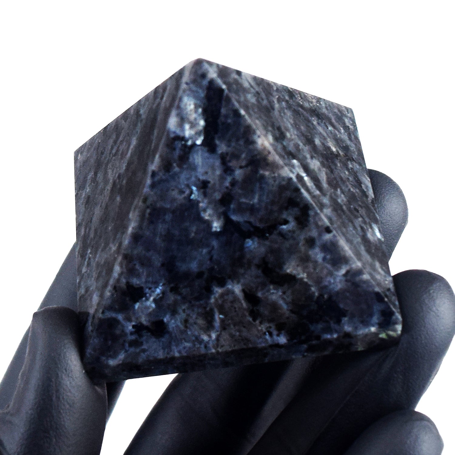 Alluring 530.00 Cts Genuine Larvikite Healing Crystal Specimen Divine Premium Pyramid