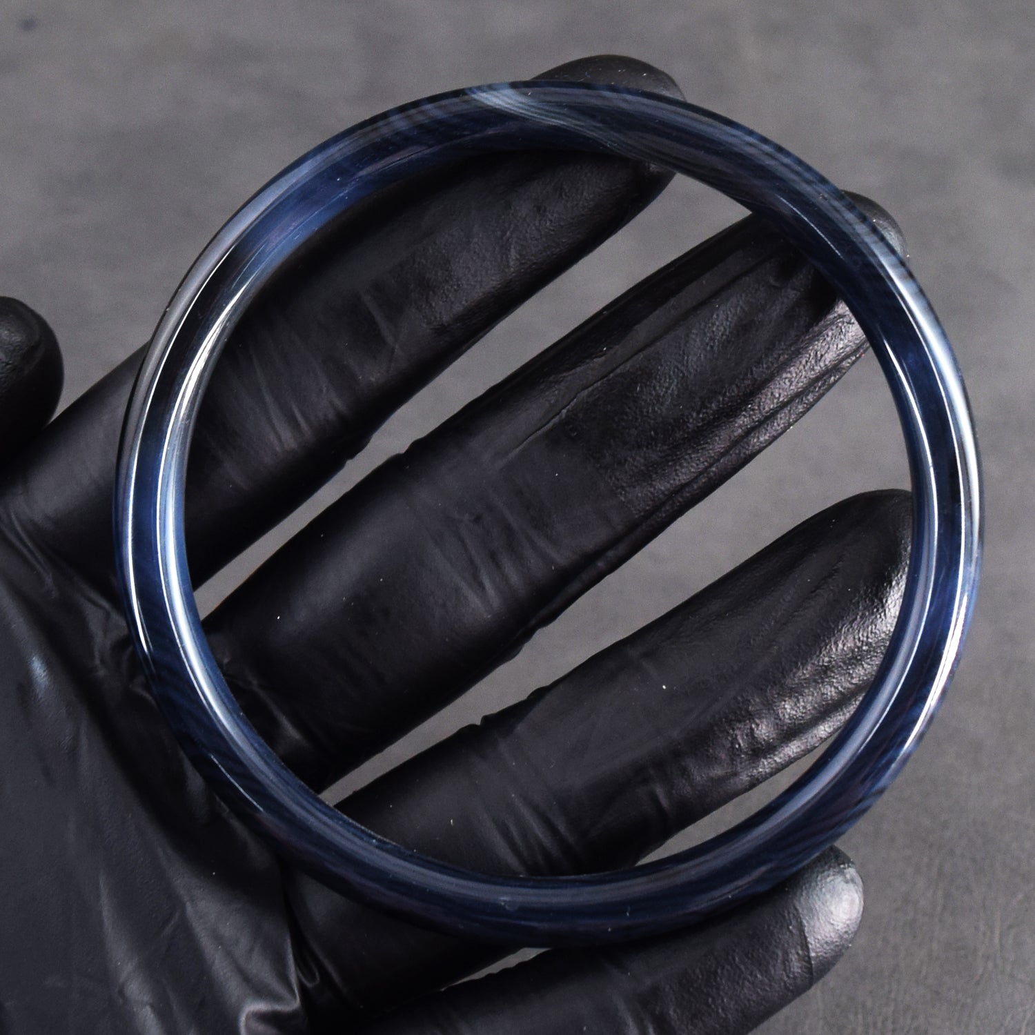 Elegant 79.00 Cts Genuien Black Agate Gemstone Crystal Specimen Premium Fancy Bangle