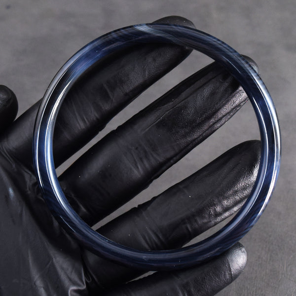 Elegant 79.00 Cts Genuien Black Agate Gemstone Crystal Specimen Premium Fancy Bangle