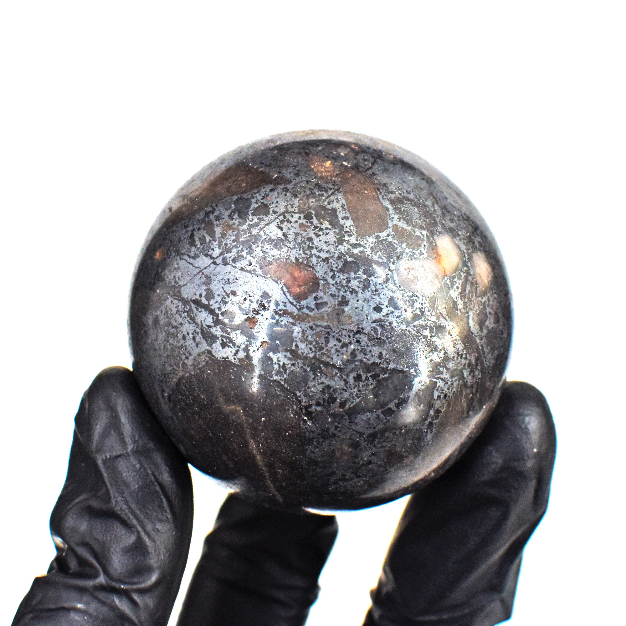 Exclusive 1071.00 Cts Genuine Hematite Hand Carved Healing Crystal Sphere