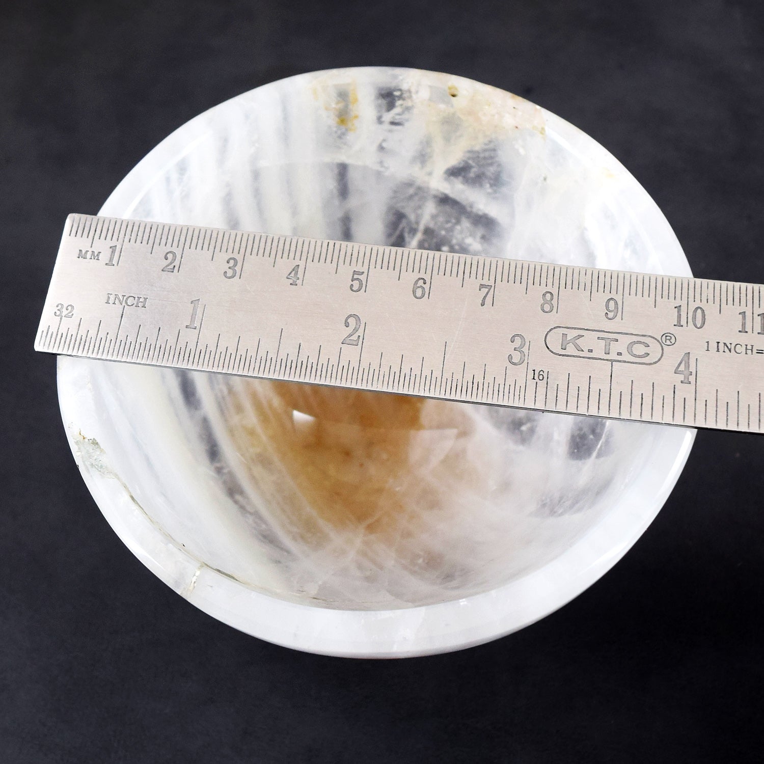 OutStanding 1753.00 Carats Genuine White Quartz Hand Carved Crystal Gemstone Carving Big Bowl