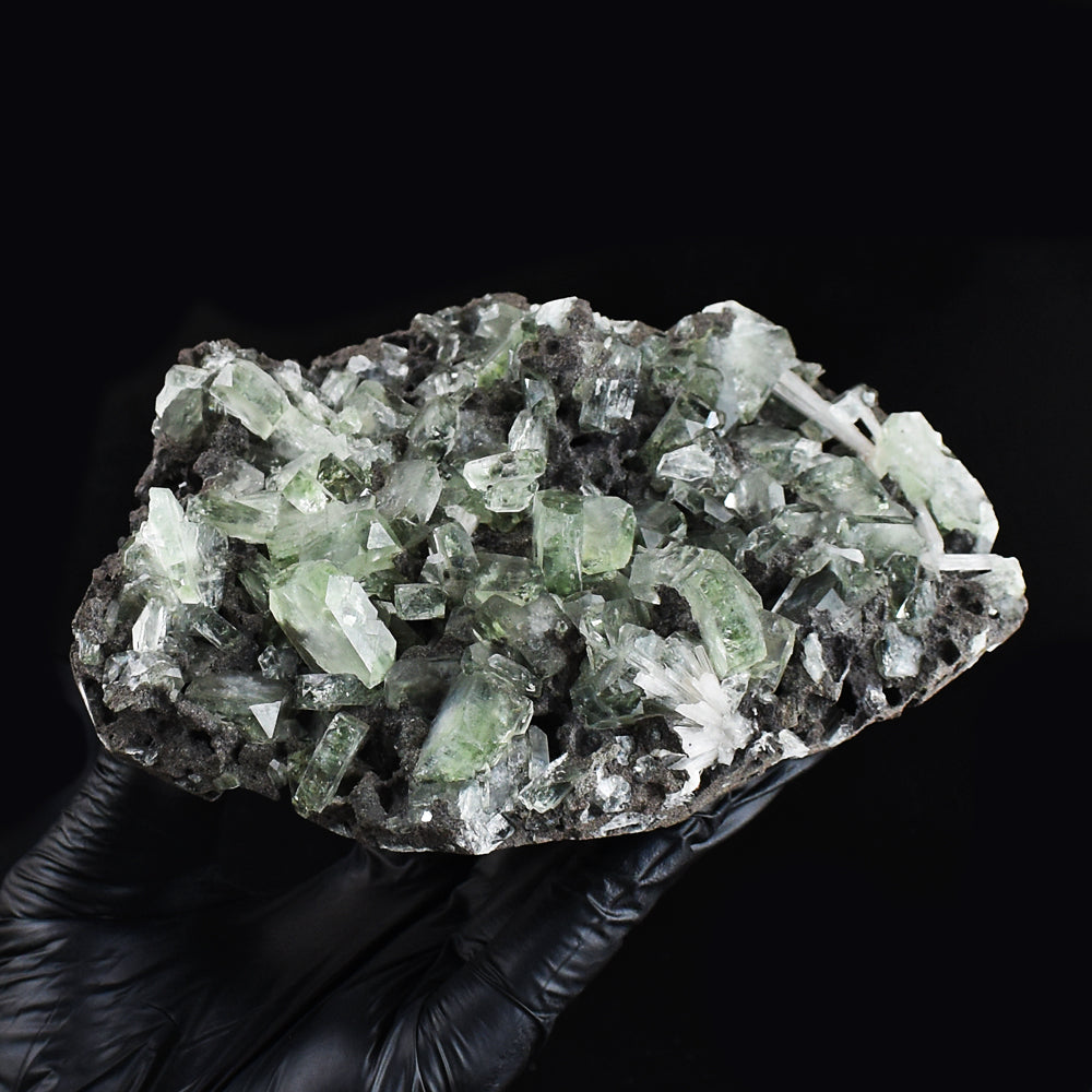 Beautiful 2345.00 Cts Genuine Apophyllite With Scolesite Crystal Specimen Gemstone