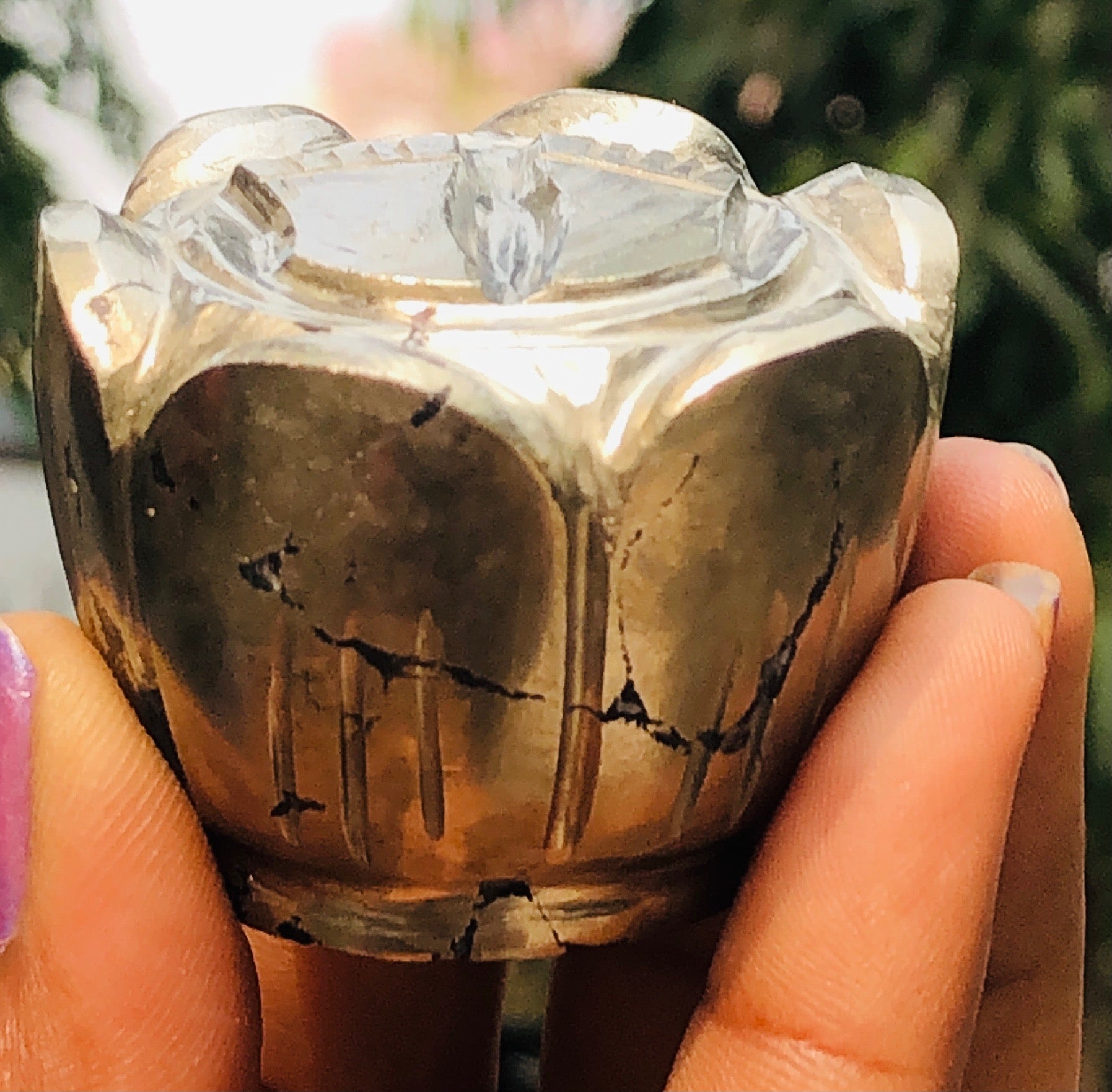 Impressive 795.00 Cts Genuine Pyrite Premium Good Luck Laxmi Freet Gemstone Crystal